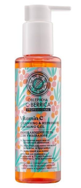 Oblepikha c-berrica гель для умывания очищающий, гель для лица, 150 мл, 1 шт. фото