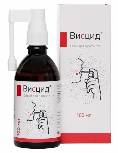 Висцид, спрей для полости рта, 100 мл, 1 шт. фото