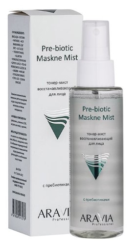 Aravia Professional Тонер-мист для лица восстанавливающий, тоник для лица, 110 мл, 1 шт, с пребиотиками фото