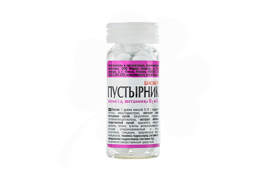 Пустырник Биокор, драже, 50 шт. фото