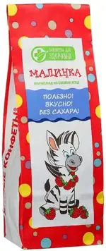 Лакомства для здоровья Мармелад, мармелад жевательный, 105 г, 1 шт, малина фото