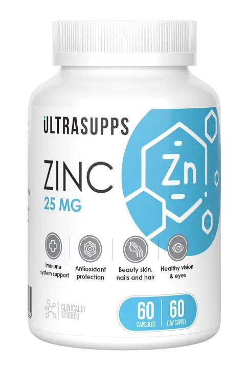 Ультрасаппс Цинк, 25 мг, капсулы, 60 шт. фото