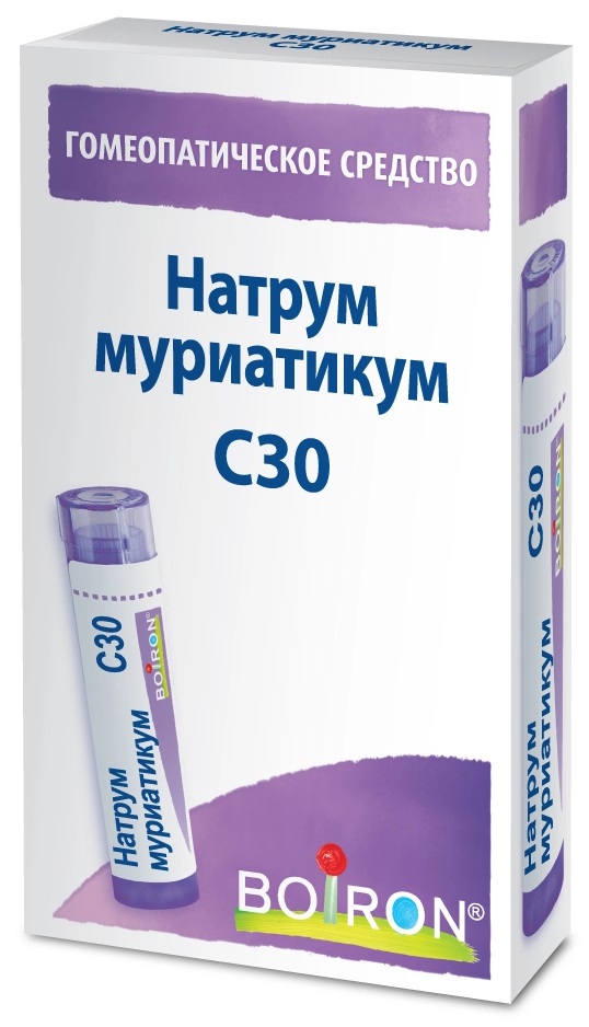Натрум муриатикум С30, гранулы гомеопатические, 4 г, 1 шт. фото