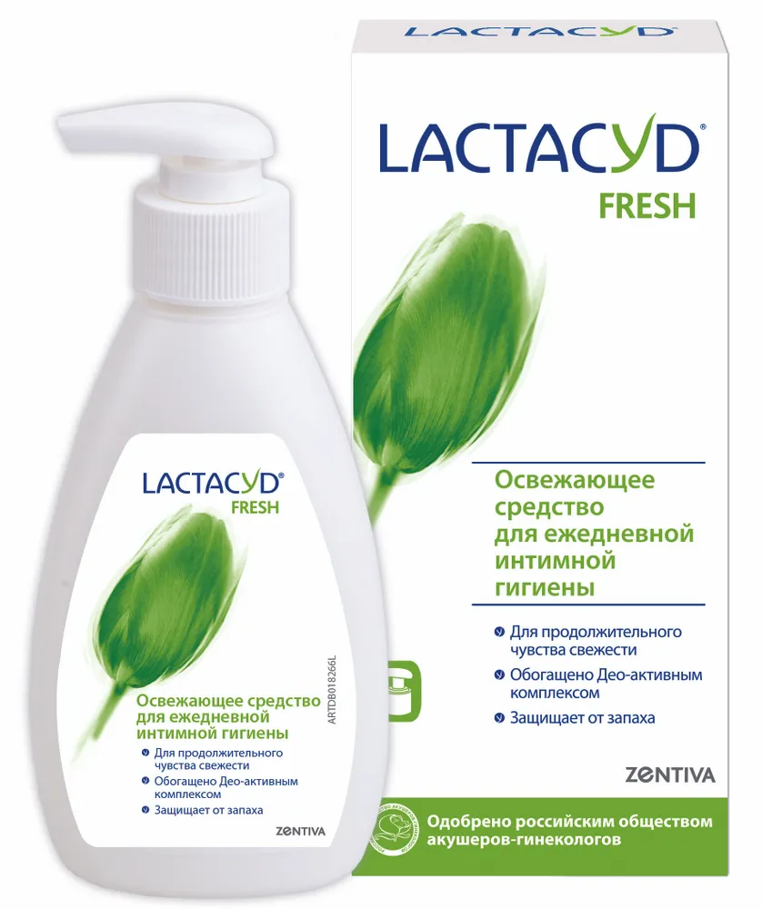 Lactacyd Fresh Cредство для интимной гигиены, гель, 200 мл, 1 шт. фото