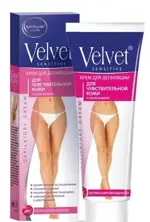 Velvet крем для депиляции чувствительной кожи и зоны бикини, крем, 100 мл, 1 шт. фото