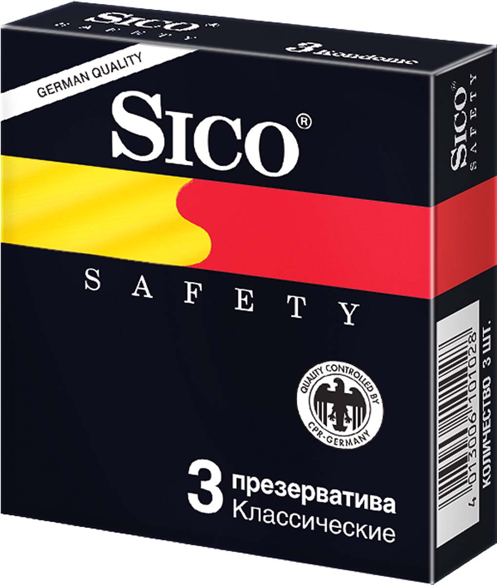 Презервативы Sico Safety, презерватив, 3 шт. фото