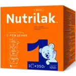 Nutrilak 1 Смесь сухая молочная адаптированная, 0-6 месяцев, смесь молочная сухая, 1050 г, 1 шт. фото