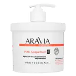 Aravia organic pink grapefruit крем для тела увлажняющий лифтинговый, крем для тела, 550 мл, 1 шт. фото