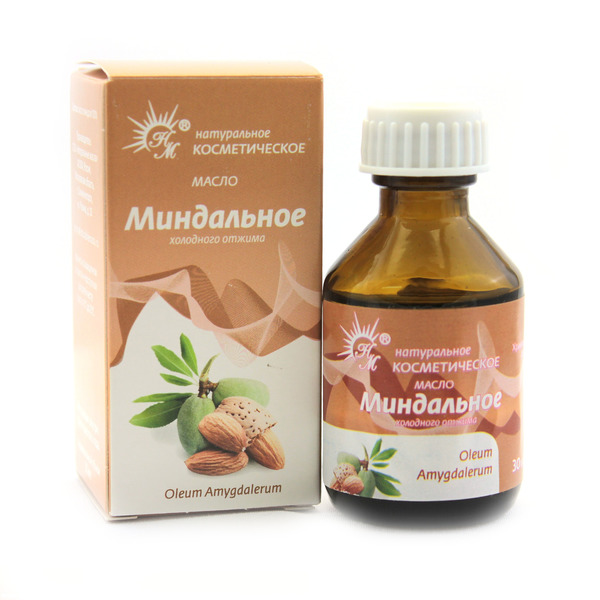 Масло миндальное, масло косметическое, 30 мл, 1 шт. фото
