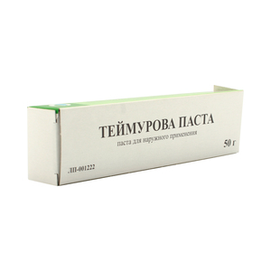 Теймурова паста, паста для наружного применения, 50 г, 1 шт. фото