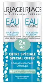Uriage Eau Thermale Стик для губ, бальзам для губ, 4 г, 2 шт, увлажняющий фото