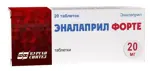 Эналаприл форте, 20 мг, таблетки, 20 шт. фото