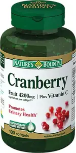Natures Bounty Концентрат ягод клюквы, 4200 мг, капсулы, 100 шт, с витамином С фото