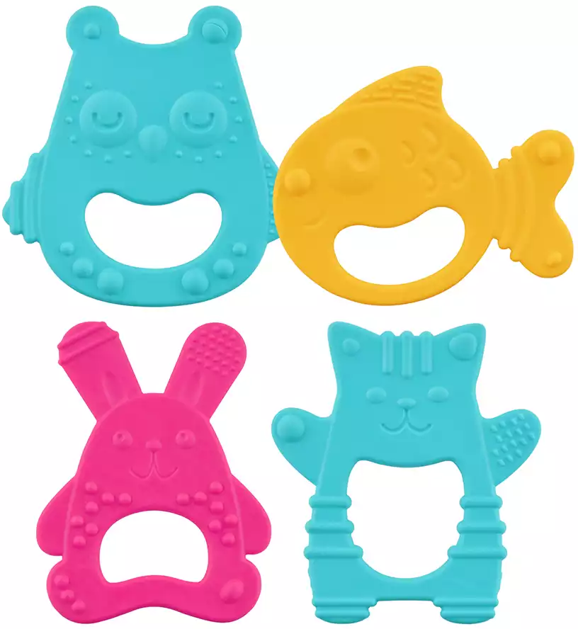 Lubby Прорезыватель силиконовый, 1 шт, арт. 23228, в ассортименте фото