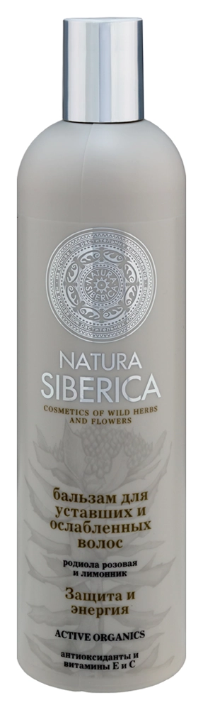 Natura Siberica бальзам защита и энергия для уставших и ослабленных волос, бальзам для волос, 400 мл, 1 шт. фото