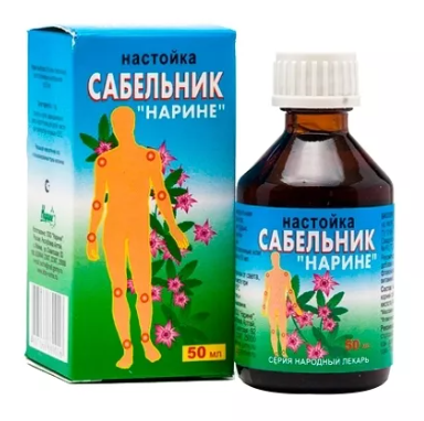 Настойка Сабельник Нарине, настойка, 50 мл, 1 шт. фото