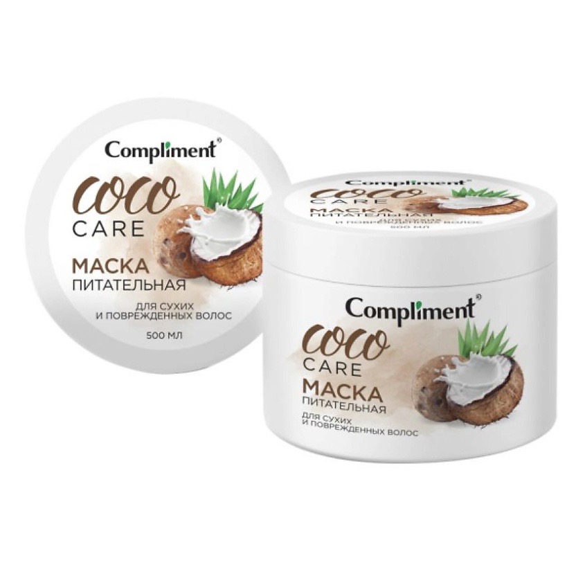 Compliment Coco oil питательная маска для сухих и поврежденных волос, маска, 300 мл, 1 шт. фото