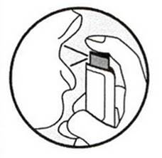 Инструкция по применению Никоретте, 1 мг/доза, 150 доз, спрей для местного применения дозированный, фруктово-мятный, 13.2 мл, 1 шт. - схема 3