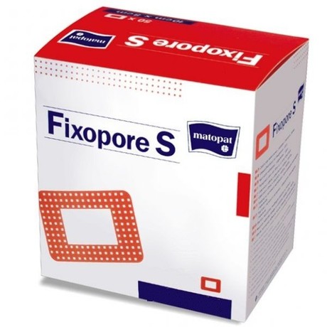 Matopat Fixopore S повязка с впитывающей подушечкой, 6 см х 10 см, повязка стерильная, 50 шт, нетканая основа фото