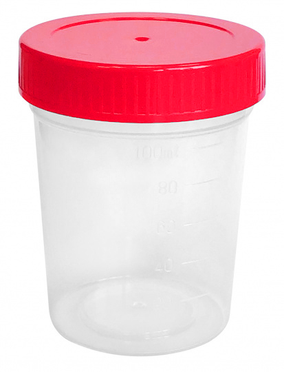 Контейнер для биоматериалов, 100 мл, 1 шт, стерильный фото