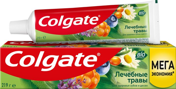 Colgate Зубная паста Лечебные травы, паста зубная, 150 мл, 1 шт. фото