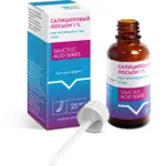 Салициловый лосьон, 1%, лосьон для лица, 25 мл, 1 шт. фото