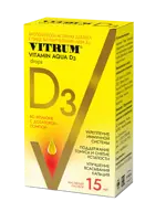 Витрум Витамин Аква D3 капли, раствор масляный, 15 мл, 1 шт. фото 2