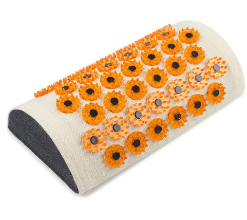 Аппликатор Кузнецова Тибетский валик для шеи, 1 шт, желтый (для интенсивного воздействия, магнитный) фото