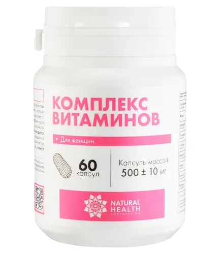 Natural Health Комплекс витаминов для женщин, капсулы, 60 шт. фото