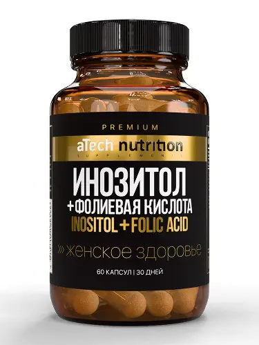 Atech nutrition premium Инозитол + Фолиевая кислота, капсулы, 60 шт. фото