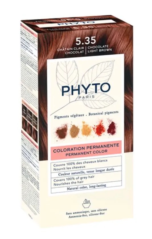 Phytosolba PhytoColor Краска для волос, 1 шт, тон 5.35 шоколадный светлый шатен фото