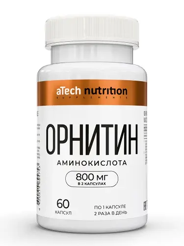 Atech nutrition Орнитин, капсулы, 60 шт. фото