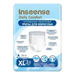 Inseense Daily Comfort Подгузники-трусики для взрослых, XL, 10 шт, 120-160 см фото 2