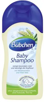 Bubchen Шампунь детский, шампунь, 200 мл, 1 шт, с протеинами пшеницы и алоэ вера фото