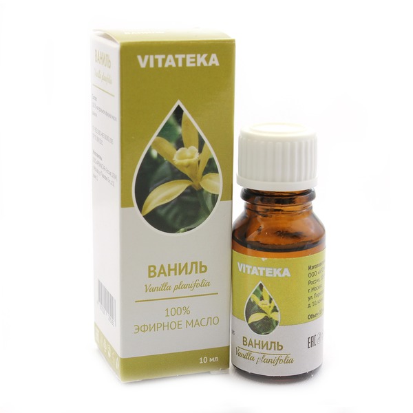 Витатека Масло Ванили эфирное, масло эфирное, 10 мл, 1 шт. фото