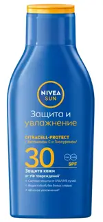 Nivea Sun лосьон защита и увлажнение SPF 30, лосьон, 100 мл, 1 шт. фото