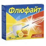 Флюфайт, порошок для приготовления раствора для приема внутрь, 5 г, 10 шт, мед-лимон фото 2