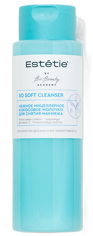 Estetie молочко кокосовое мицеллярное нежное для снятия макияжа, молочко для лица, 190 мл, 1 шт. фото