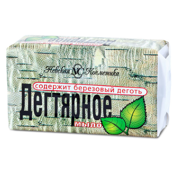Невская Косметика Дегтярное мыло, мыло, 140 г, 1 шт. фото