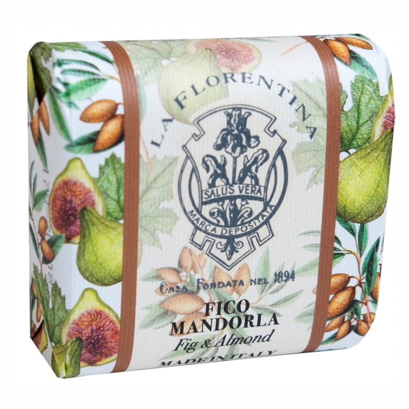 La Florentina Мыло туалетное, мыло твердое, 106 г, 1 шт, инжир + миндаль фото