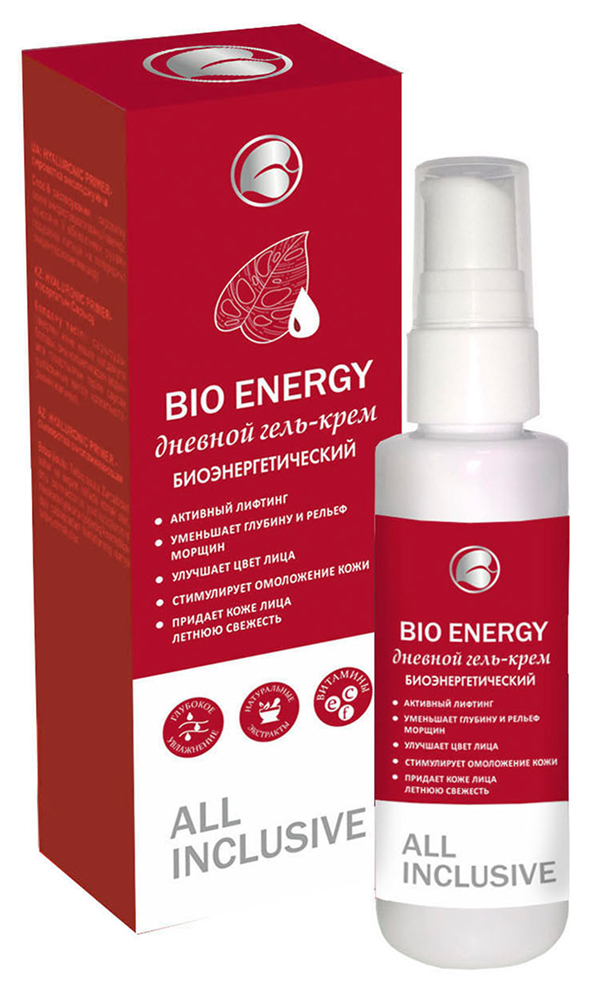 All Inclusive Bio Energy гель-крем для лица дневной биоэнергетический, крем для лица, 70 мл, 1 шт. фото