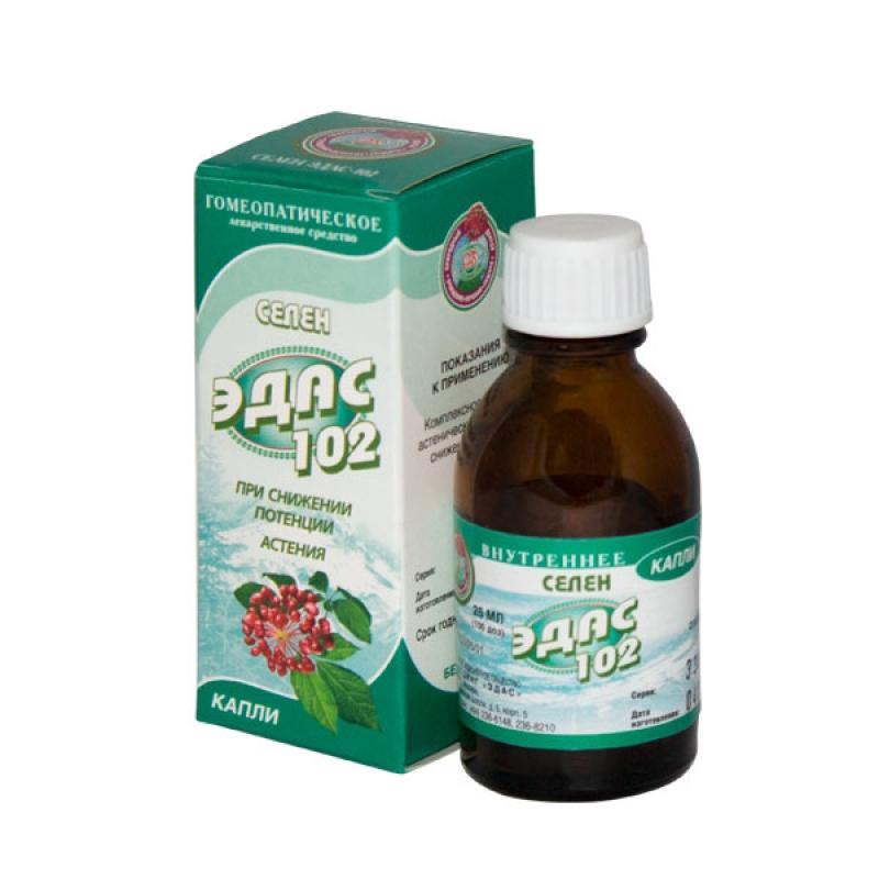 Эдас-102 Селен, капли для приема внутрь, 25 мл, 1 шт. фото