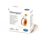 Omnipor Пластырь фиксирующий, 1.25х500 см, пластырь медицинский, 1 шт, белого цвета, нетканая основа фото