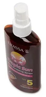 Krassa Tropic Sun Масло активатор загара, спрей, 150 мл, 1 шт, SPF 5 фото 3