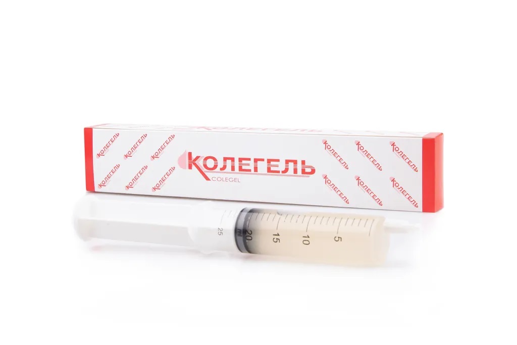 Колетекс-гель-ДНК с деринатом, 50 г, 1 шт, материал гидрогелевый на основе альгината натрия фото