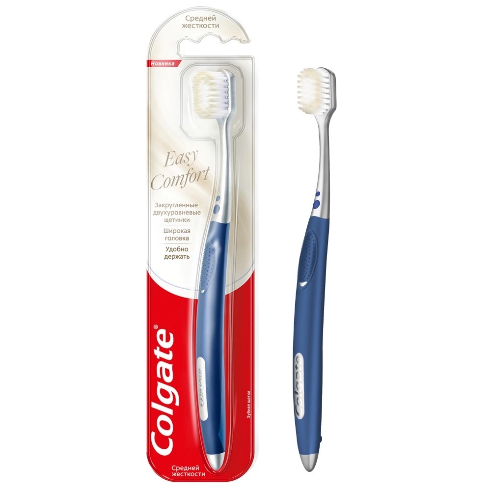 Colgate Comfort Easy Зубная щетка, щетка зубная, 1 шт, средней жесткости фото