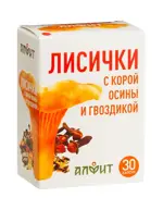 Алфит Лисички с корой осины и гвоздикой, капсулы, 30 шт. фото