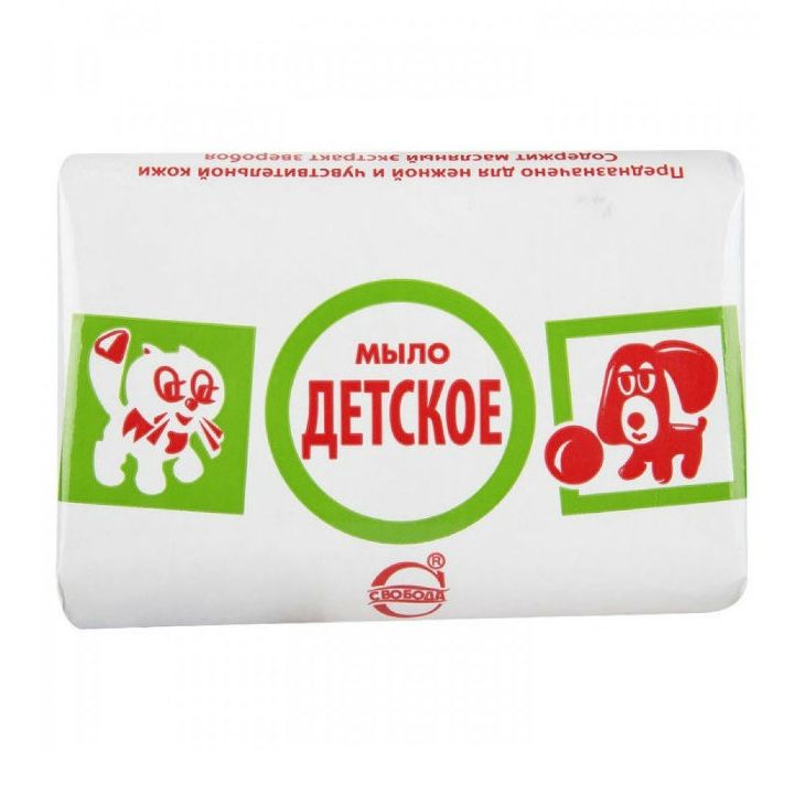 Свобода мыло детское, мыло, 90 г, 1 шт. фото
