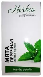 Мяты перечной листья, фиточай, 1.5 г, 20 шт. фото