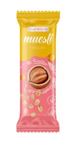 FoodForte Батончик мюсли, 50 г, 1 шт, орех мед фото